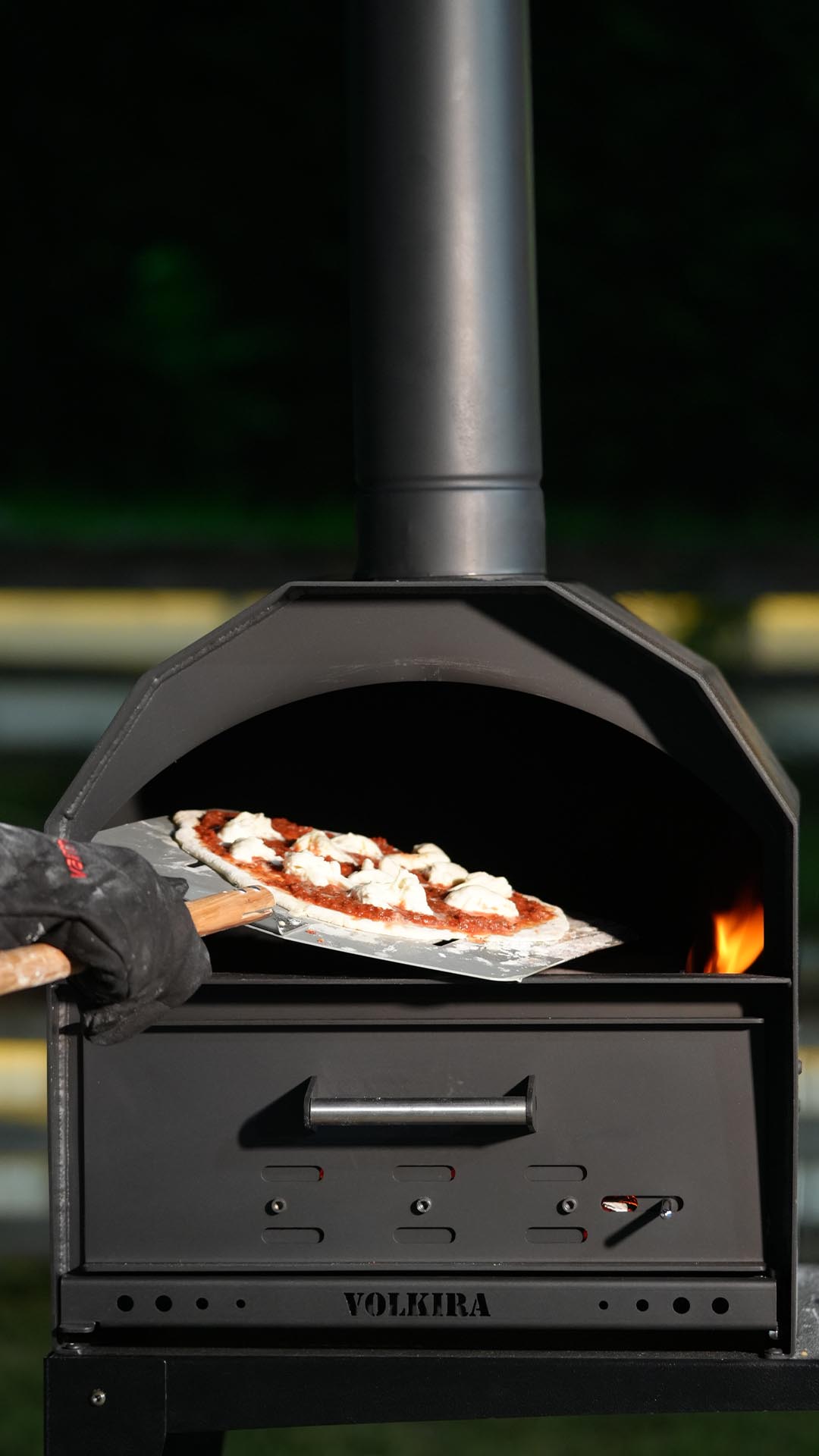Çelik Pizza Fırın Ve Barbekü Mangal Büyük Masa İle - Volkira (24)